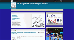 Desktop Screenshot of gym-vosgienne-epinal.com