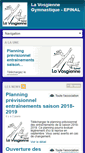 Mobile Screenshot of gym-vosgienne-epinal.com
